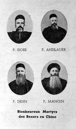 Léon Mangin martyrs chine