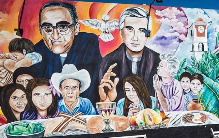 Fresque Rutilio Grande Oscar Romero - © Curie générale des jésuites
